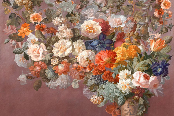 ID136059 Бесшовные фотообои Affresco Ботаника