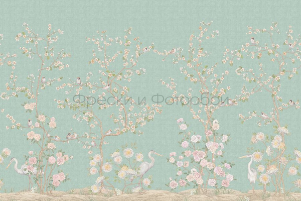 ID136101 Бесшовные фотообои Affresco Ботаника