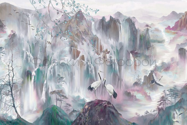 ID136119 Бесшовные фотообои Affresco Ботаника