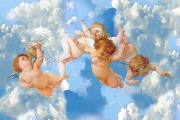 9145 Бесшовные фотообои Affresco Сюжеты для потолков