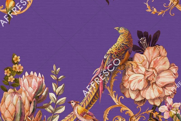 AB123-COL4 Бесшовные фрески Affresco VESNA