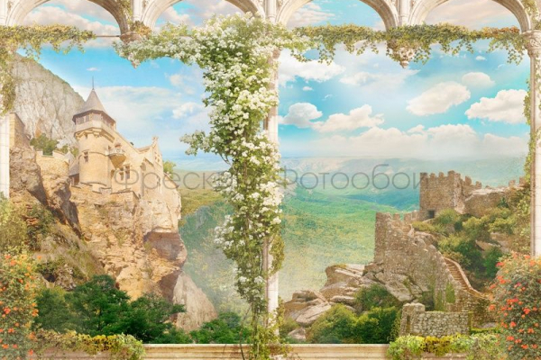 4955 Бесшовные фотообои Affresco Пейзаж