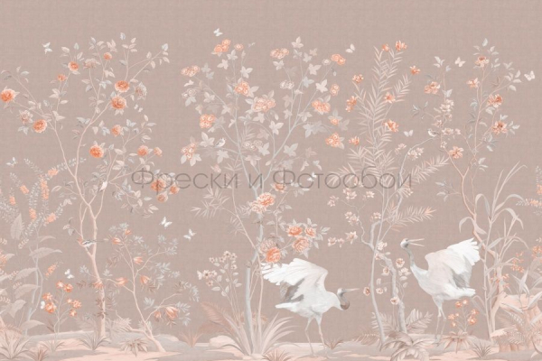 ID135712 Бесшовные фотообои Affresco Ботаника