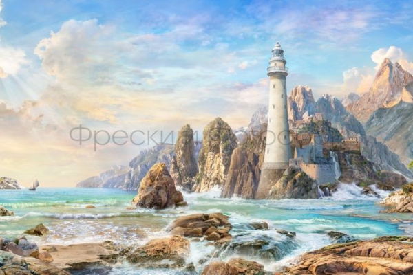 6551 Бесшовные фотообои Affresco Пейзаж