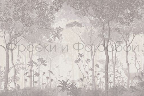 ID135989 Бесшовные фотообои Affresco Ботаника