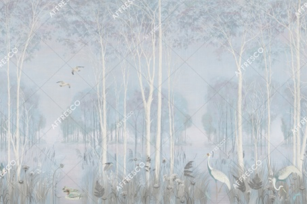 AB135-COL4 Бесшовные фрески Affresco VESNA