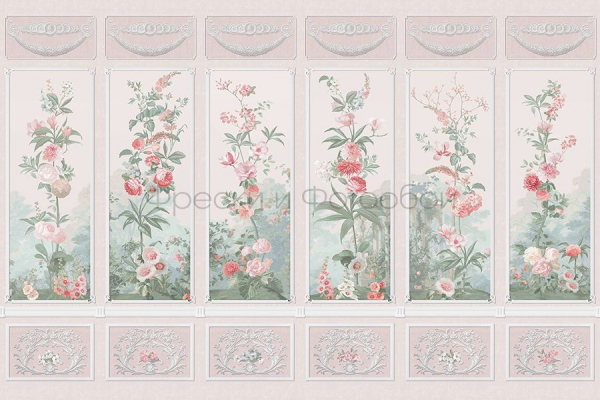 ID136113 Бесшовные фотообои Affresco Ботаника
