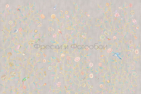 ID136147 Бесшовные фотообои Affresco Ботаника