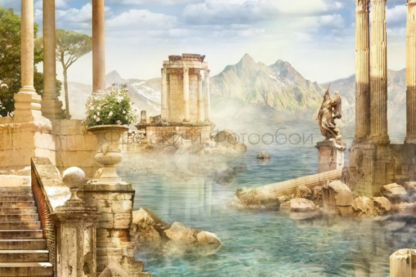 6395 Бесшовные фотообои Affresco Пейзаж