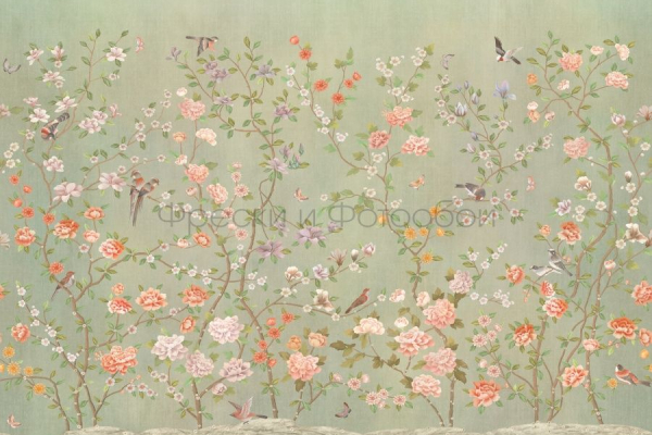 ID135733 Бесшовные фотообои Affresco Ботаника