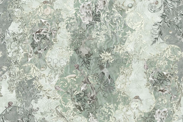 ID136112 Бесшовные фотообои Affresco Ботаника