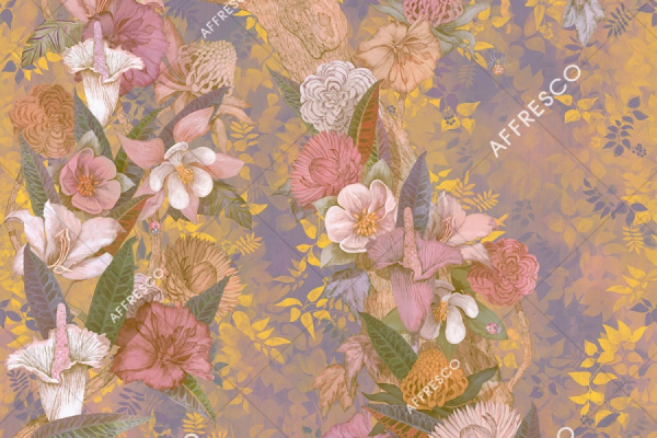AB129-COL3 Бесшовные фрески Affresco VESNA