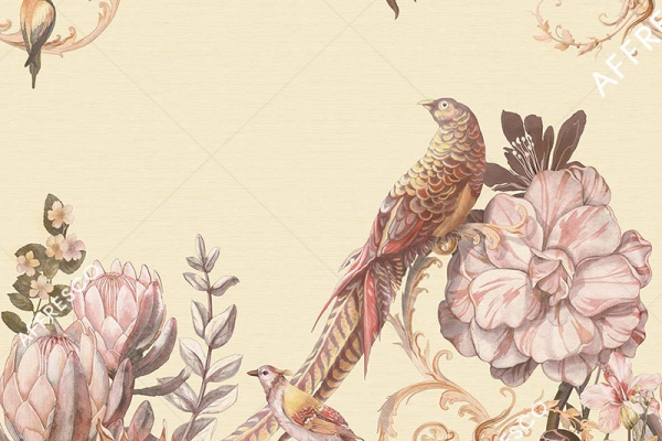 AB123-COL2 Бесшовные фрески Affresco VESNA