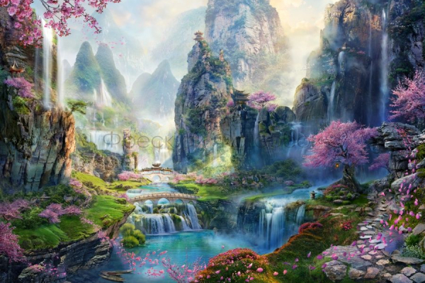6476 Бесшовные фотообои Affresco Пейзаж