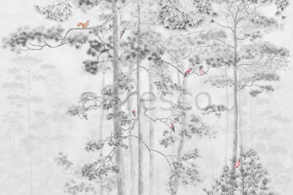 ID137607 Бесшовные фотообои Affresco Ботаника