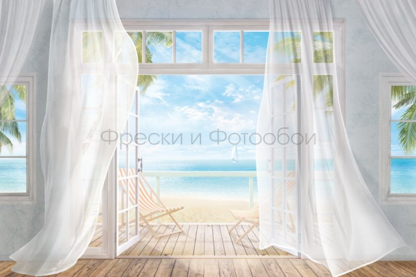 6874 Бесшовные фотообои Affresco Пейзаж