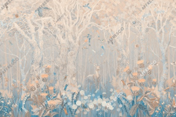 AB688-COL2 Бесшовные фрески Affresco СКАЗКИ AFFRESCO