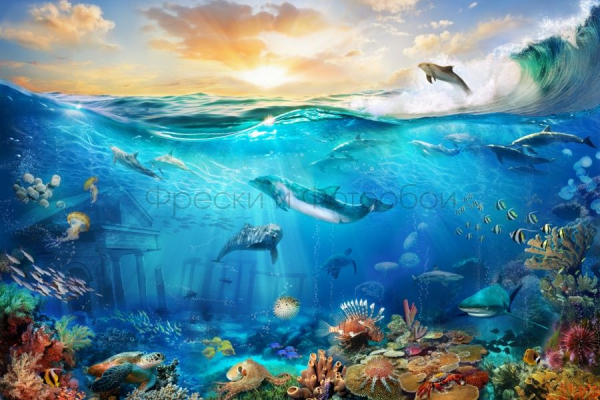 6474 Бесшовные фотообои Affresco Пейзаж