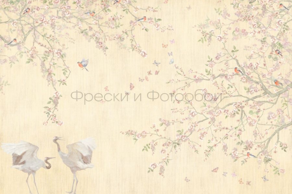 6883 Бесшовные фотообои Affresco Ботаника