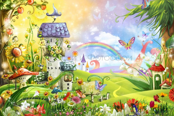 9544 Бесшовные фотообои Affresco Детские