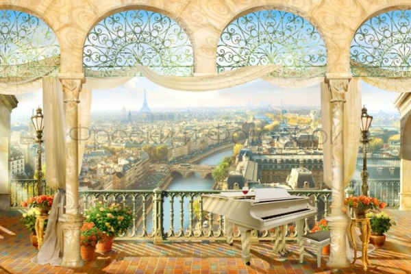 6327 Бесшовные фотообои Affresco Пейзаж