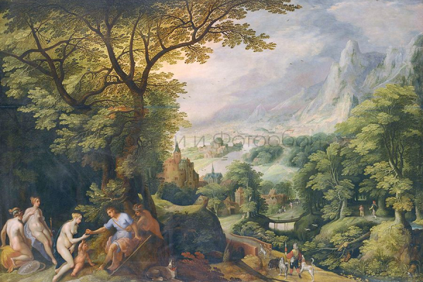 ID136444 Бесшовные фотообои Affresco Классические сюжеты