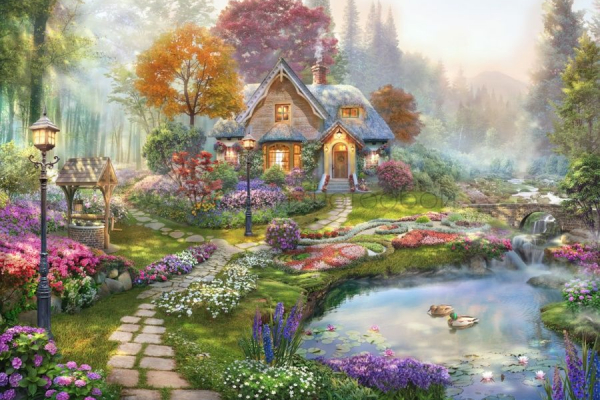 6495 Бесшовные фотообои Affresco Пейзаж
