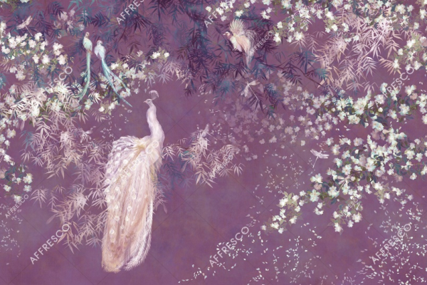 AB124-COL3 Бесшовные фрески Affresco VESNA