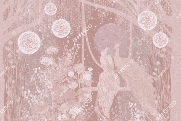 AB138-COL2 Бесшовные фрески Affresco VESNA