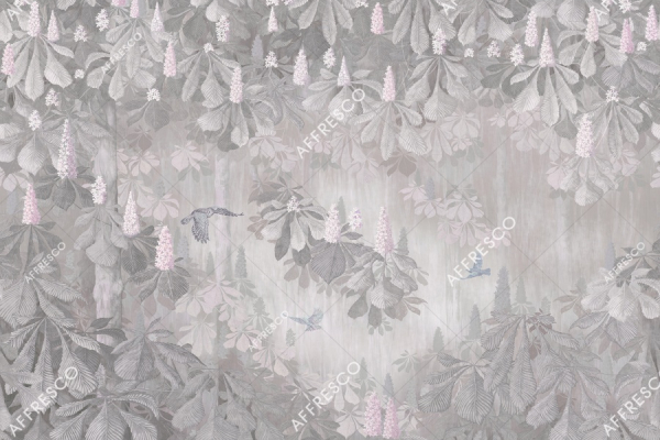 AB117-COL4 Бесшовные фрески Affresco VESNA